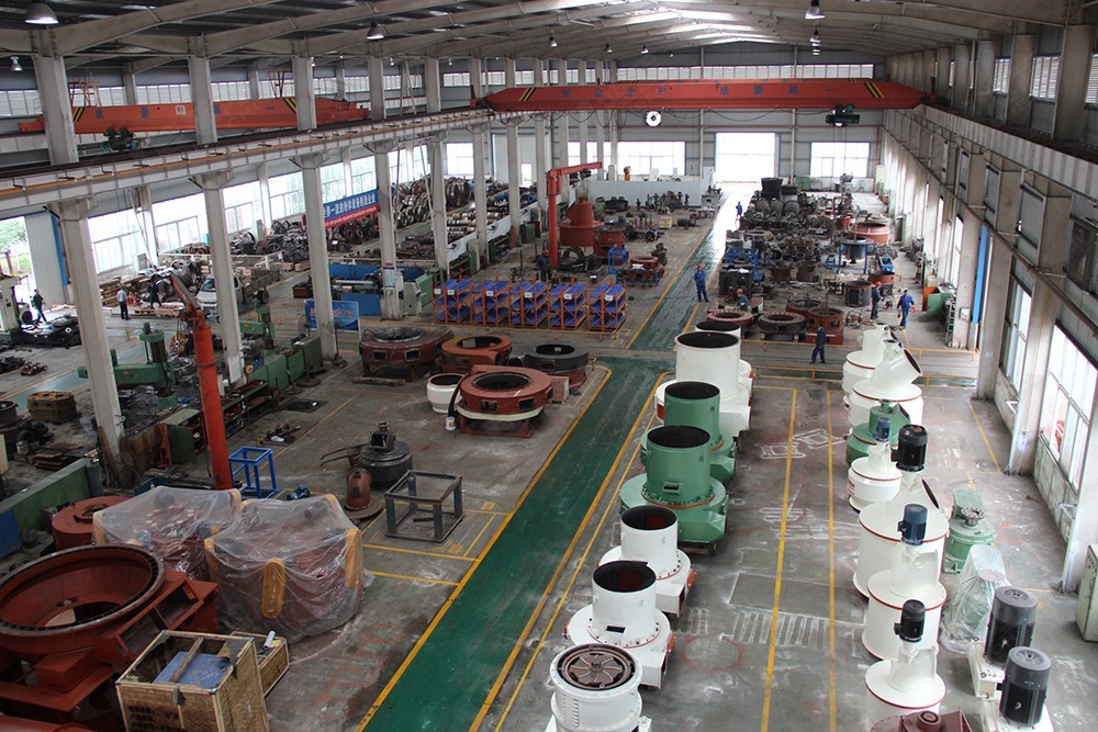 火電廠活性焦煙氣脫硫生產線將鴻程立式粉磨設備生產車間